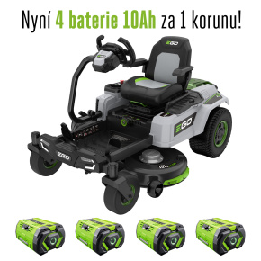 AKU zero-turn rider EGO Z6 ZT4201E-S ovládaný volantem