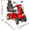 SELVO 4800 - čtyřkolový elektrický invalidní vozík