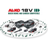 AKU mulčovací sekačka AL-KO 22.4 Li Comfort 18V SET