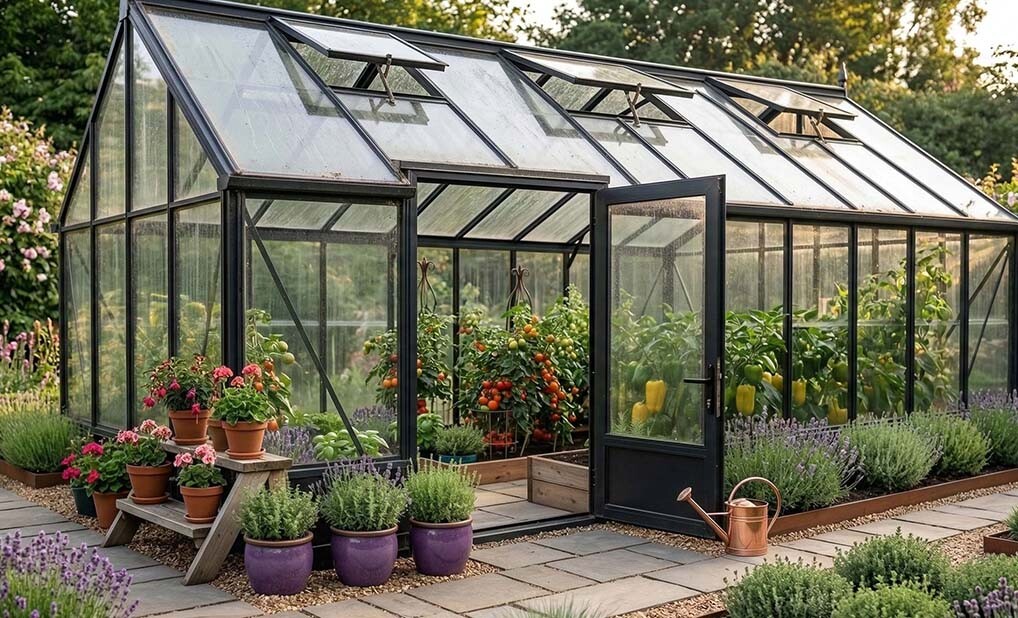 Větrání skleníku