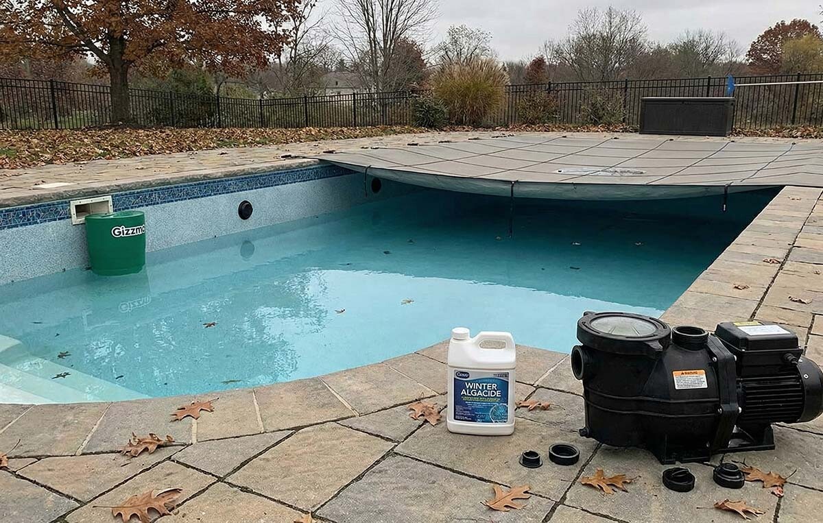 Zazimování bazénu